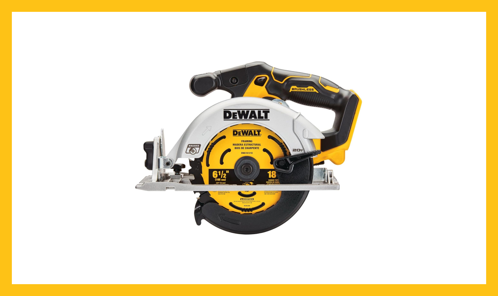 DEWALT circular saw 20V (DCS565B)