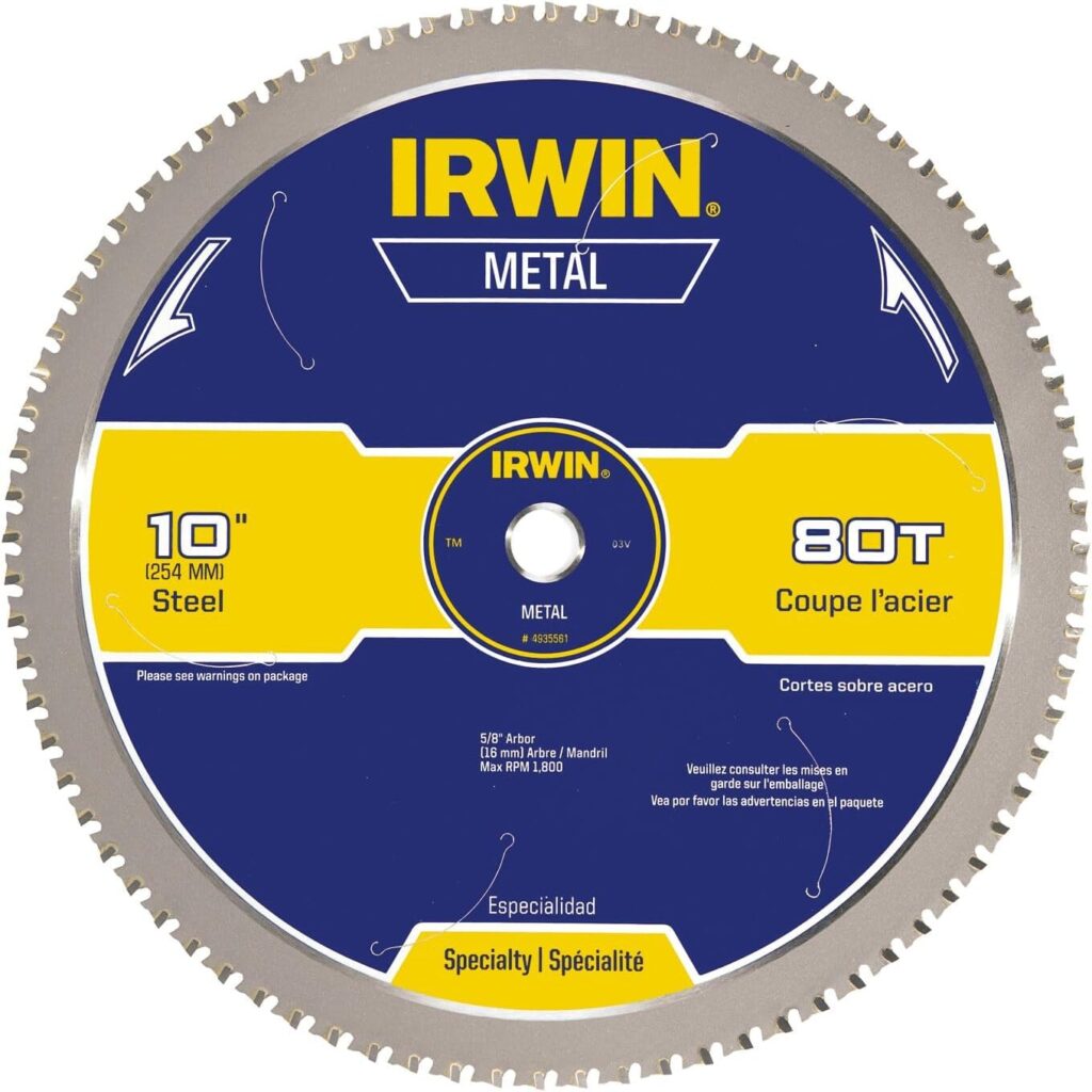 IRWIN 10-inch Metal-Cutting Saw Blade